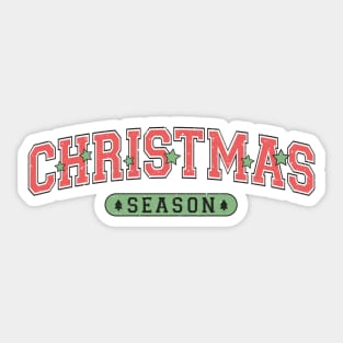 Christmas Season Athletic Style Sticker